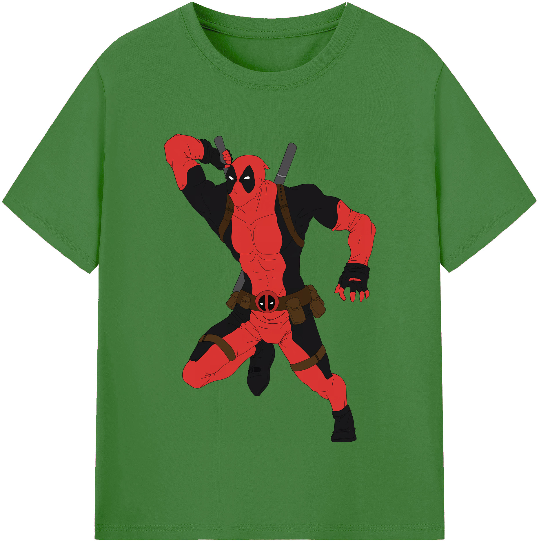 （画像用） Deadpool デッドプール レディースカジュアルプリントTシャツ（綿100％）